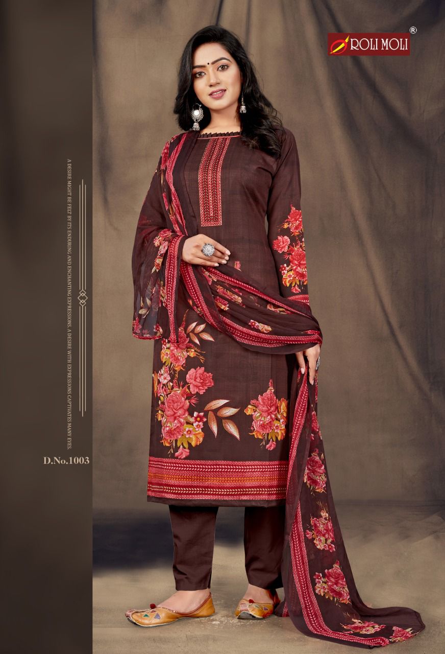 Roli Moli Mallika 8 Exclusive Daily Wear Cotton Printed Designer Dress Material Collection
